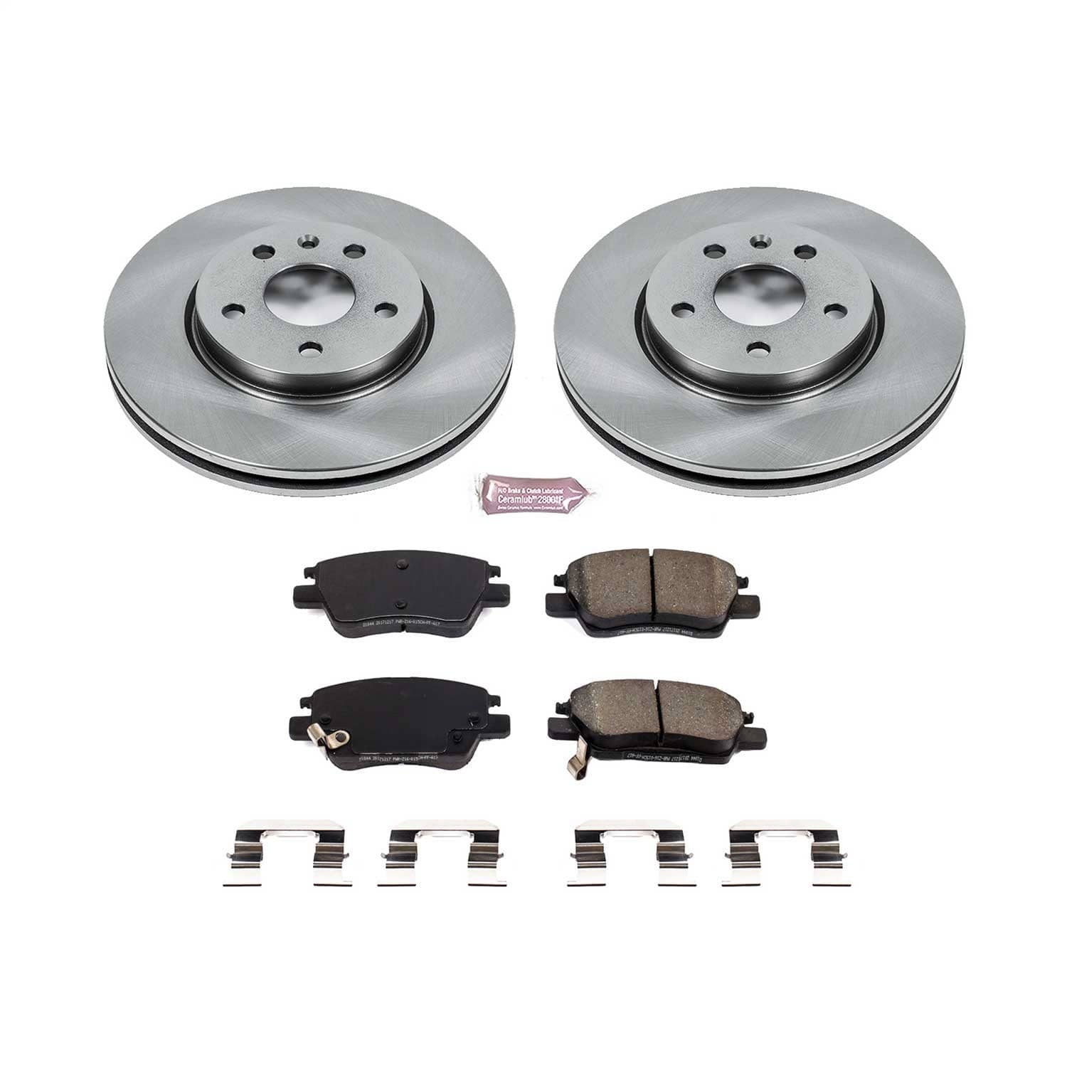 Power Stop - KOE7399 - Front - Disc Brake Pad and Rotor Kit