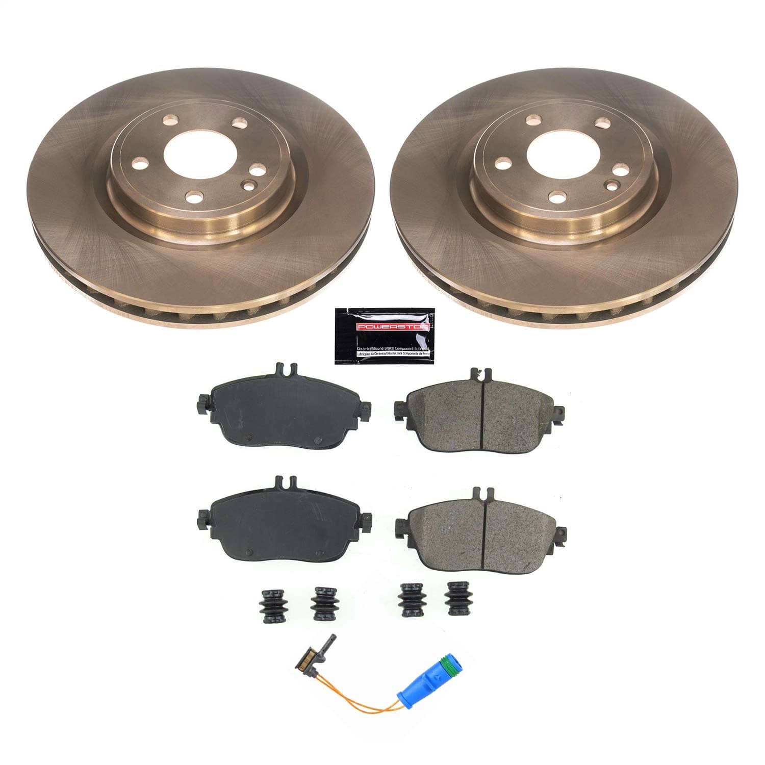 Power Stop - KOE7674 - Front - Disc Brake Pad and Rotor Kit