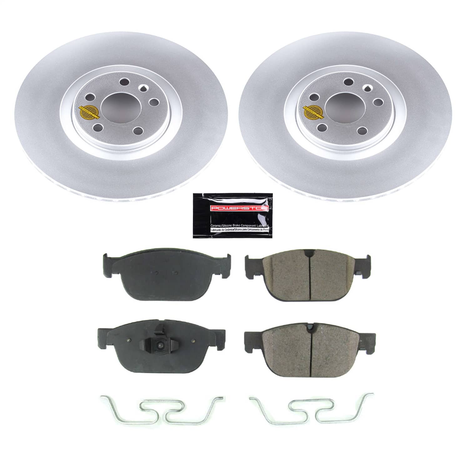 Power Stop - KOE7703 - Front - Disc Brake Pad and Rotor Kit