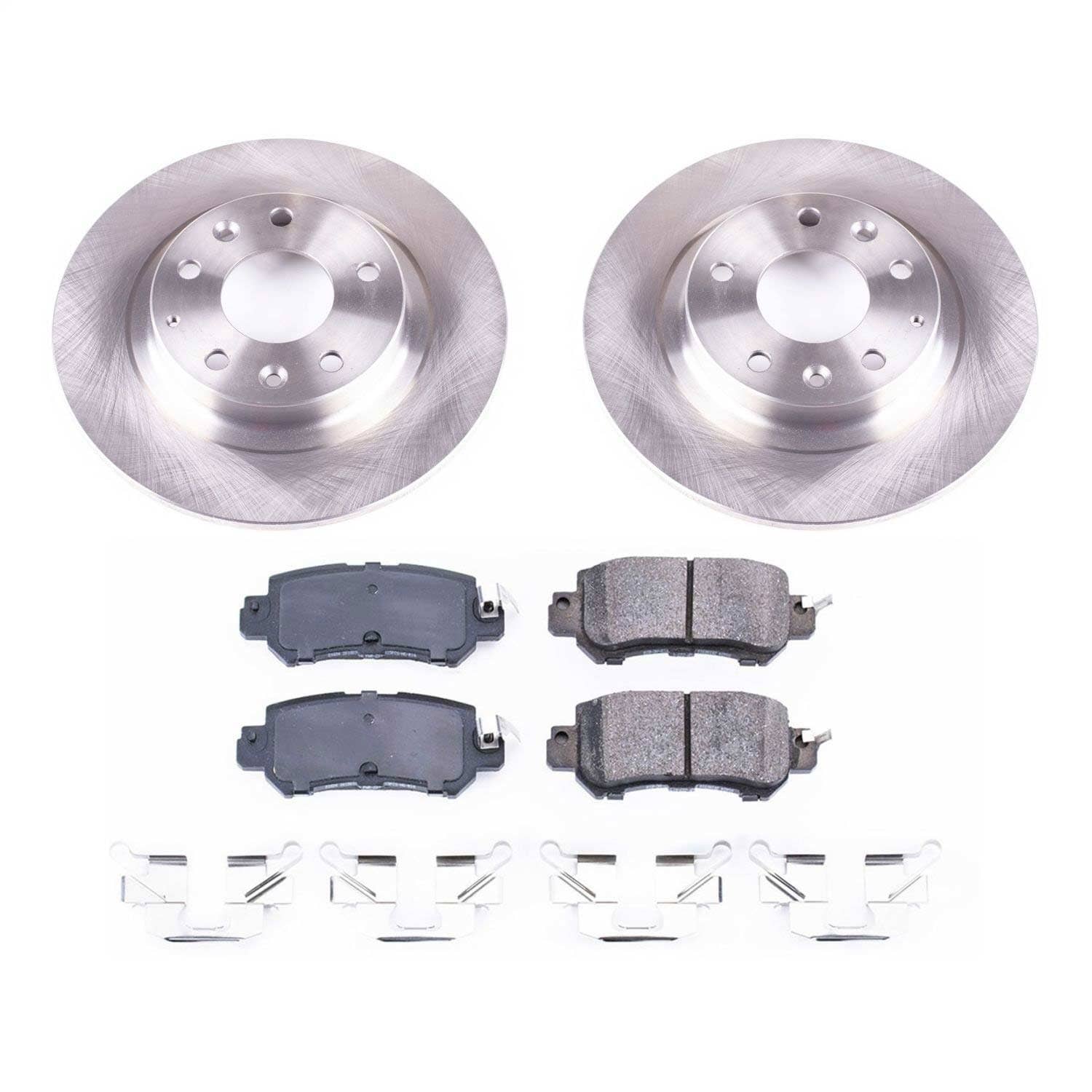 Power Stop - KOE7741 - Rear - Disc Brake Pad and Rotor Kit