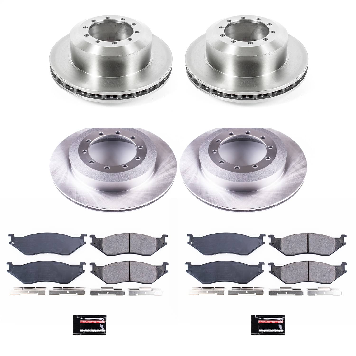 Power Stop - KOE7821 - Front and Rear - Disc Brake Pad and Rotor Kit