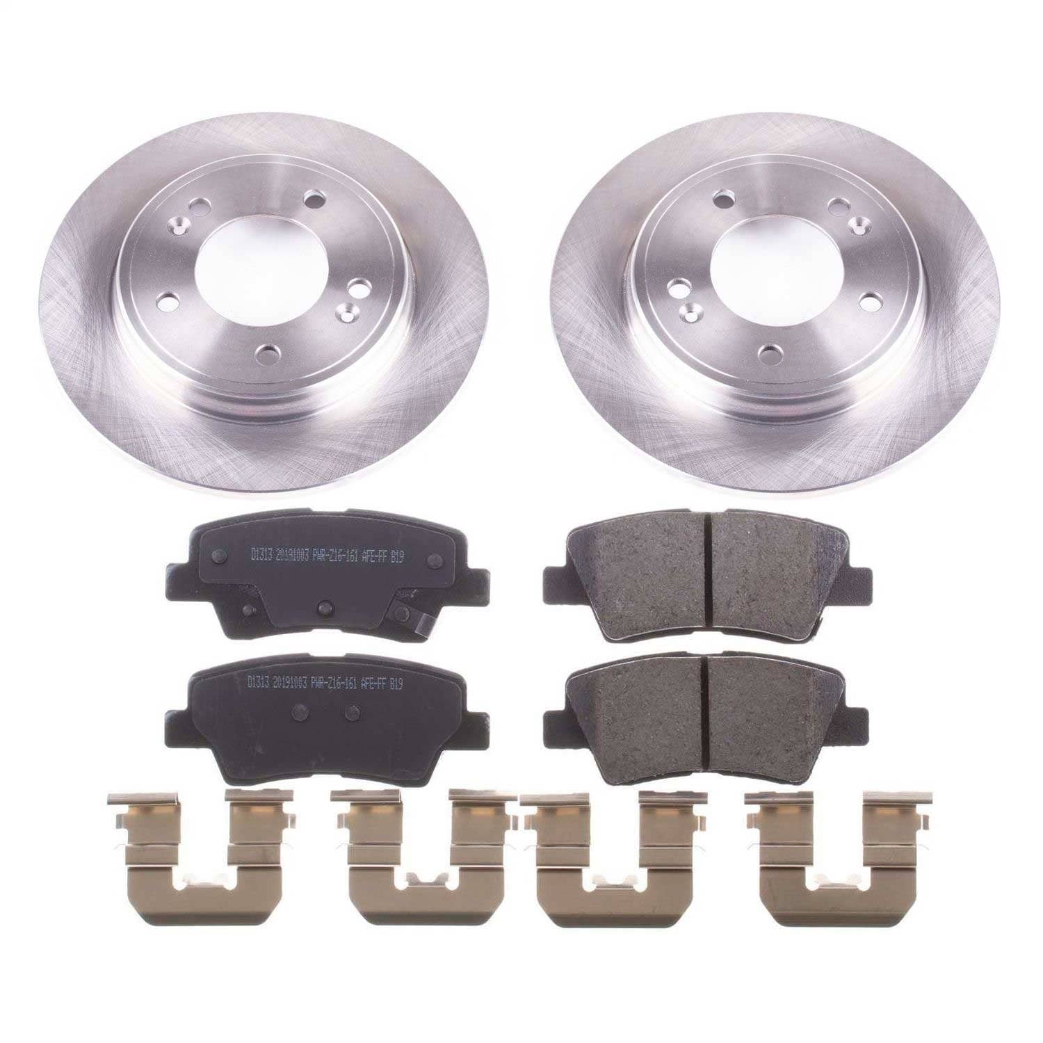 Power Stop - KOE7904 - Rear - Disc Brake Pad and Rotor Kit