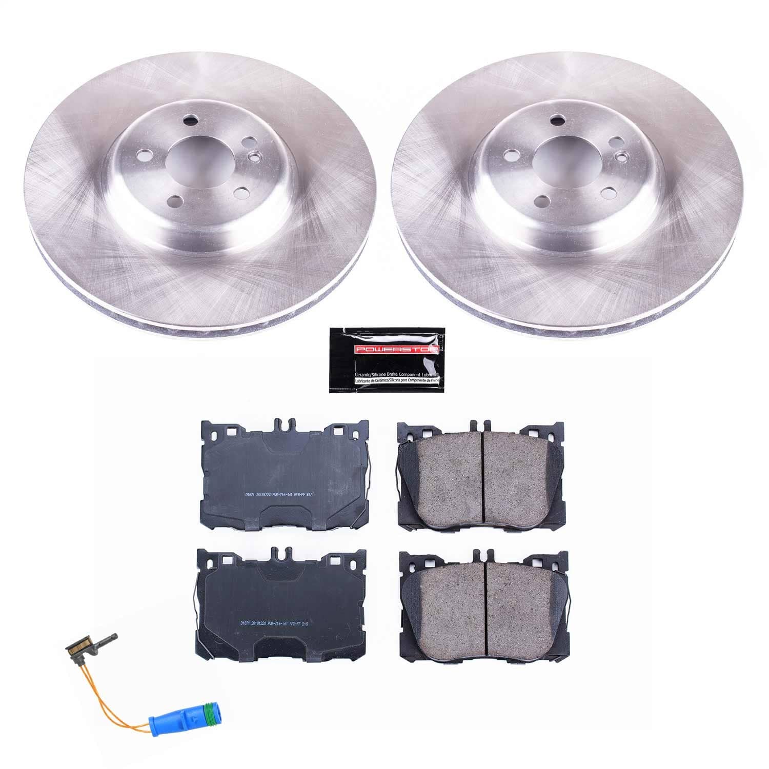 Power Stop - KOE7986 - Front - Disc Brake Pad and Rotor Kit