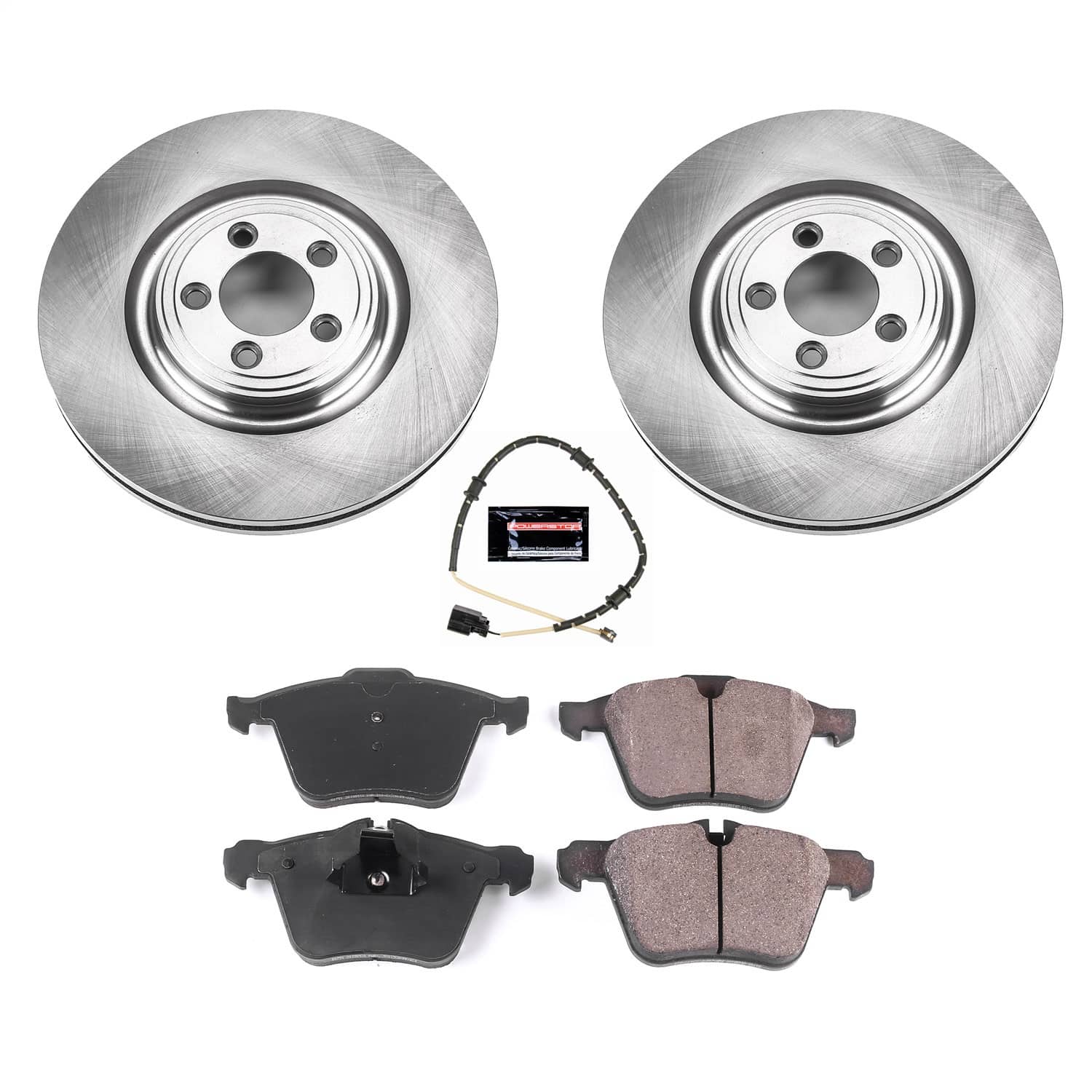 Power Stop - KOE8037 - Front - Disc Brake Pad and Rotor Kit