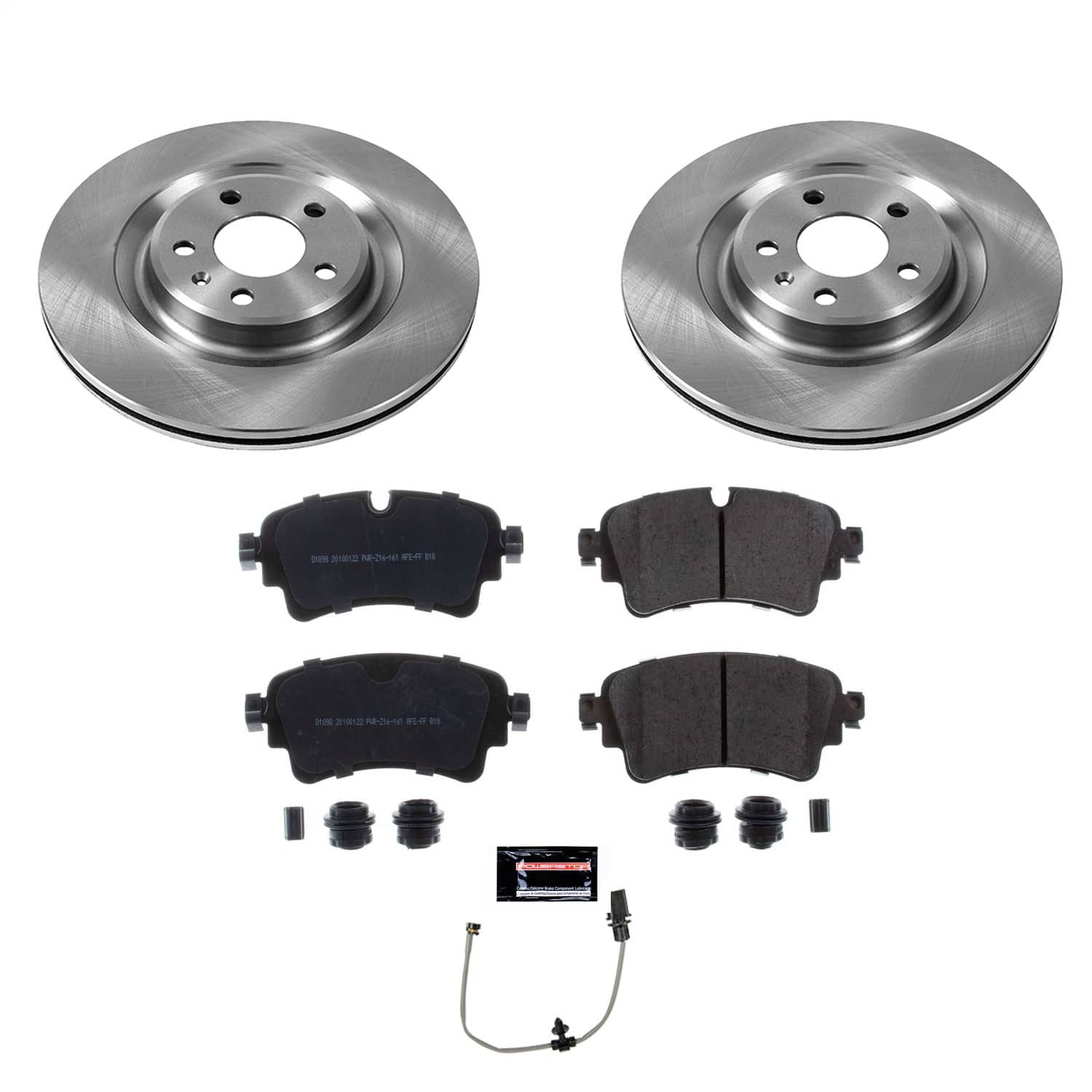 Power Stop - KOE8043 - Rear - Disc Brake Pad and Rotor Kit