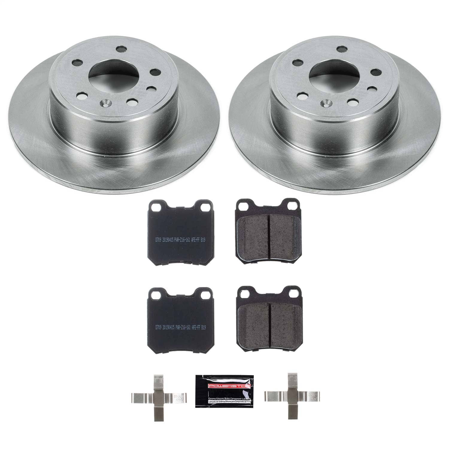 Power Stop - KOE831 - Rear - Disc Brake Pad and Rotor Kit
