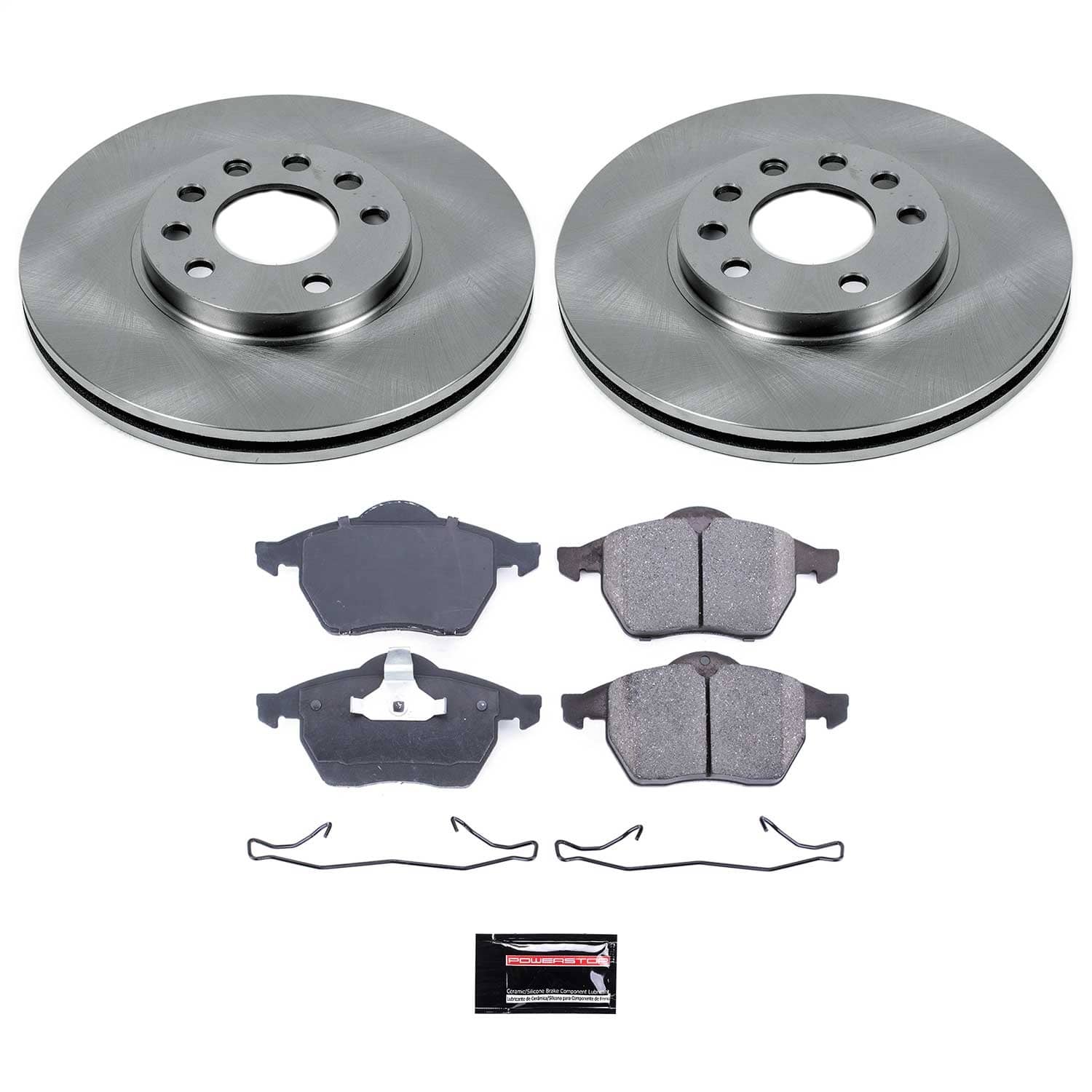 Power Stop - KOE832 - Front - Disc Brake Pad and Rotor Kit