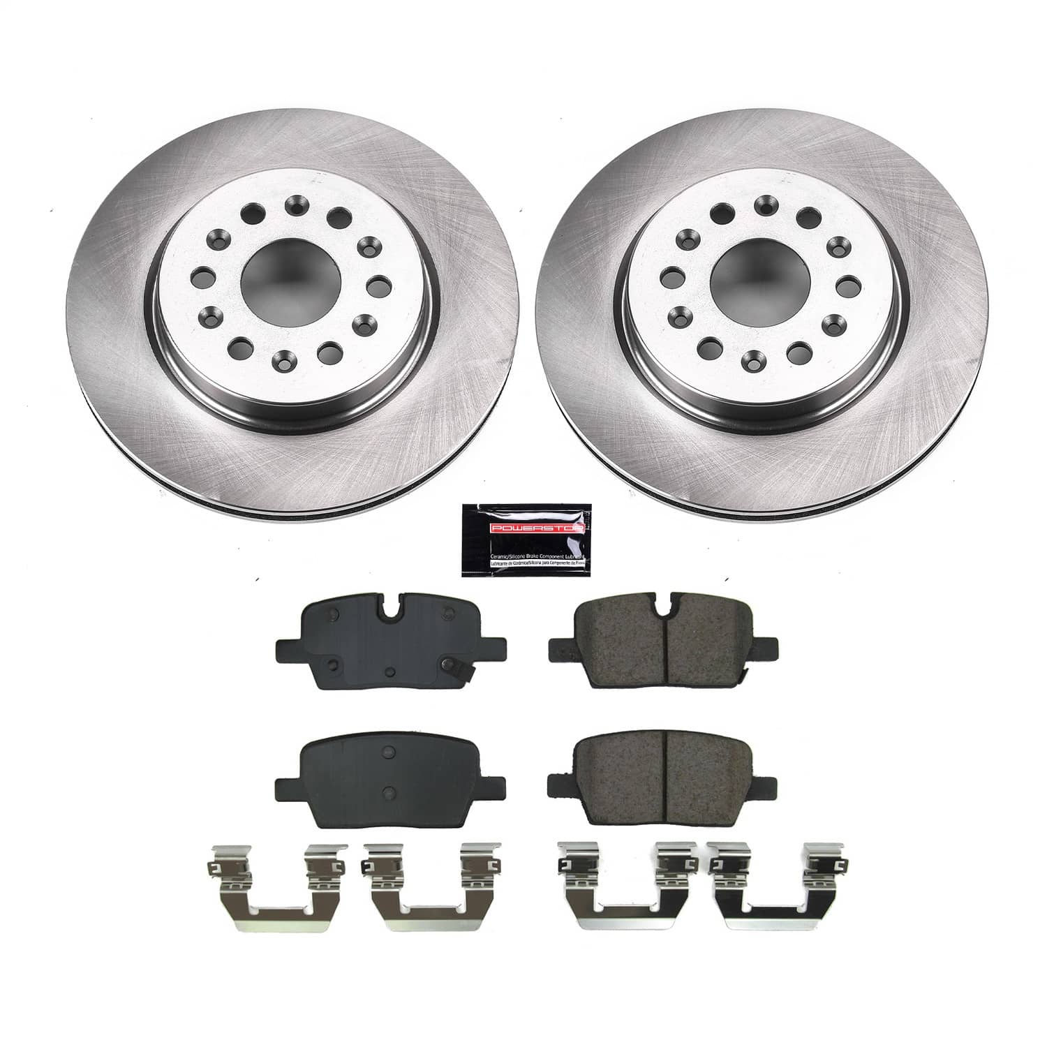 Power Stop - KOE8683 - Rear - Disc Brake Pad and Rotor Kit