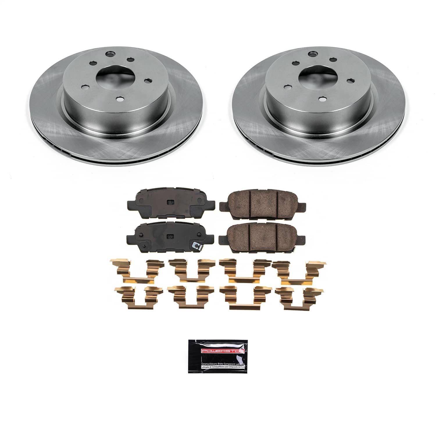 Power Stop - KOE9064 - Rear - Disc Brake Pad and Rotor Kit