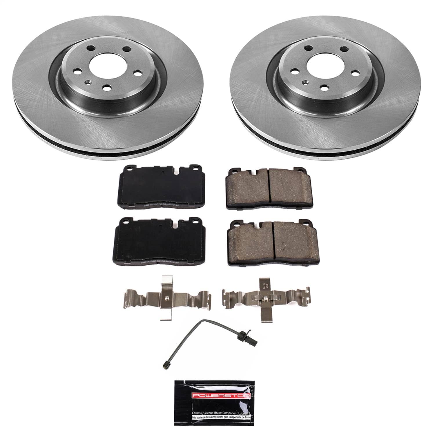 Power Stop - KOE9075 - Front - Disc Brake Pad and Rotor Kit