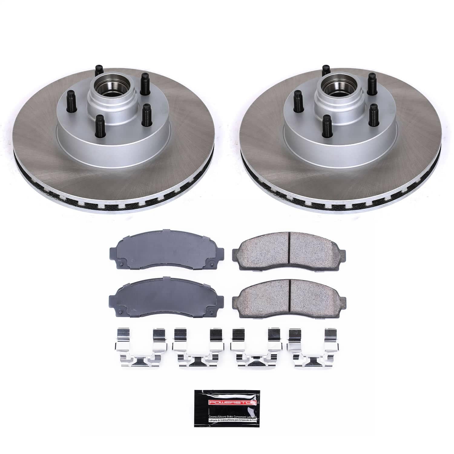 Power Stop - SC1857 - Front - Disc Brake Pad and Rotor Kit