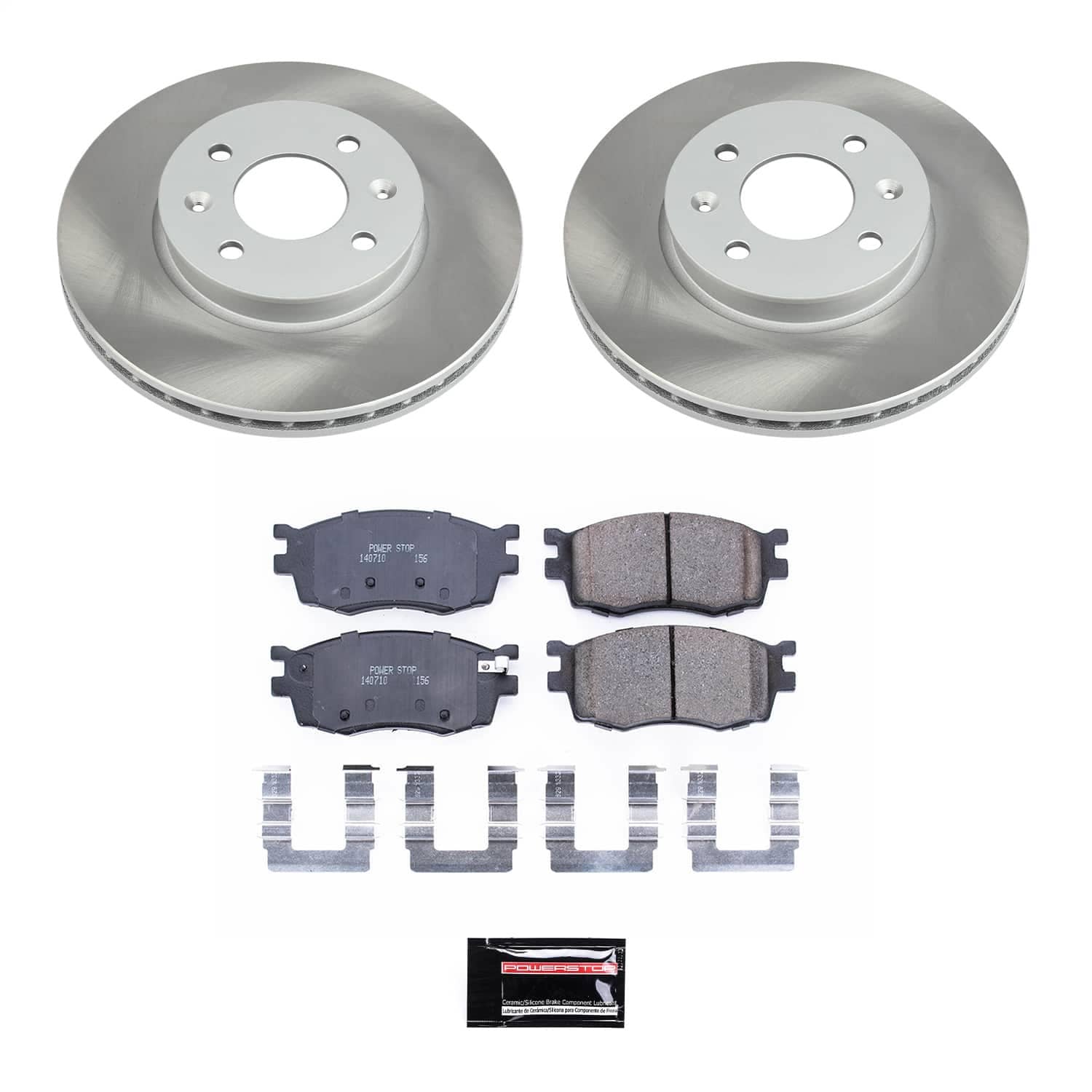 Power Stop - SC4652 - Front - Disc Brake Pad and Rotor Kit