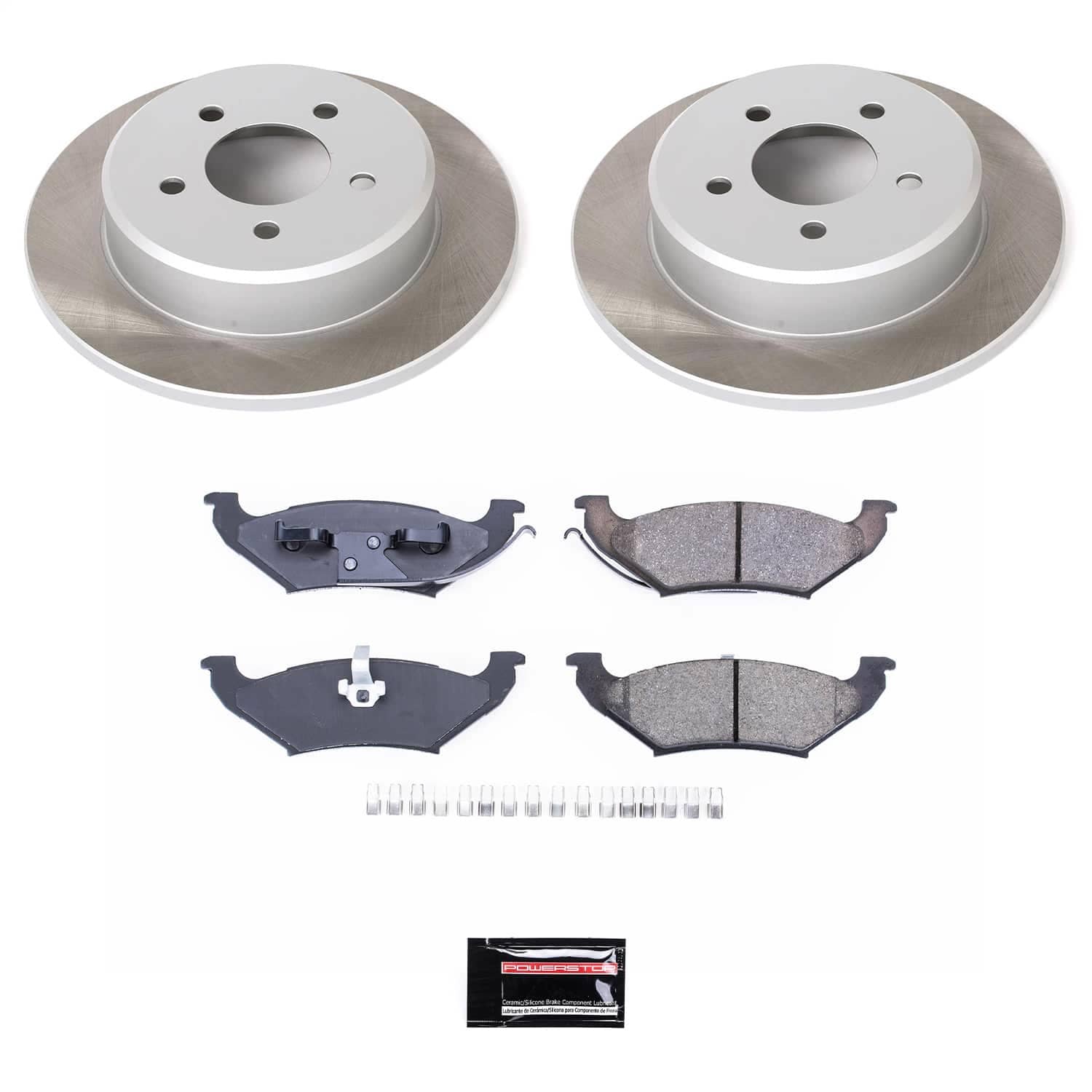 Power Stop - SC5149 - Rear - Disc Brake Pad and Rotor Kit