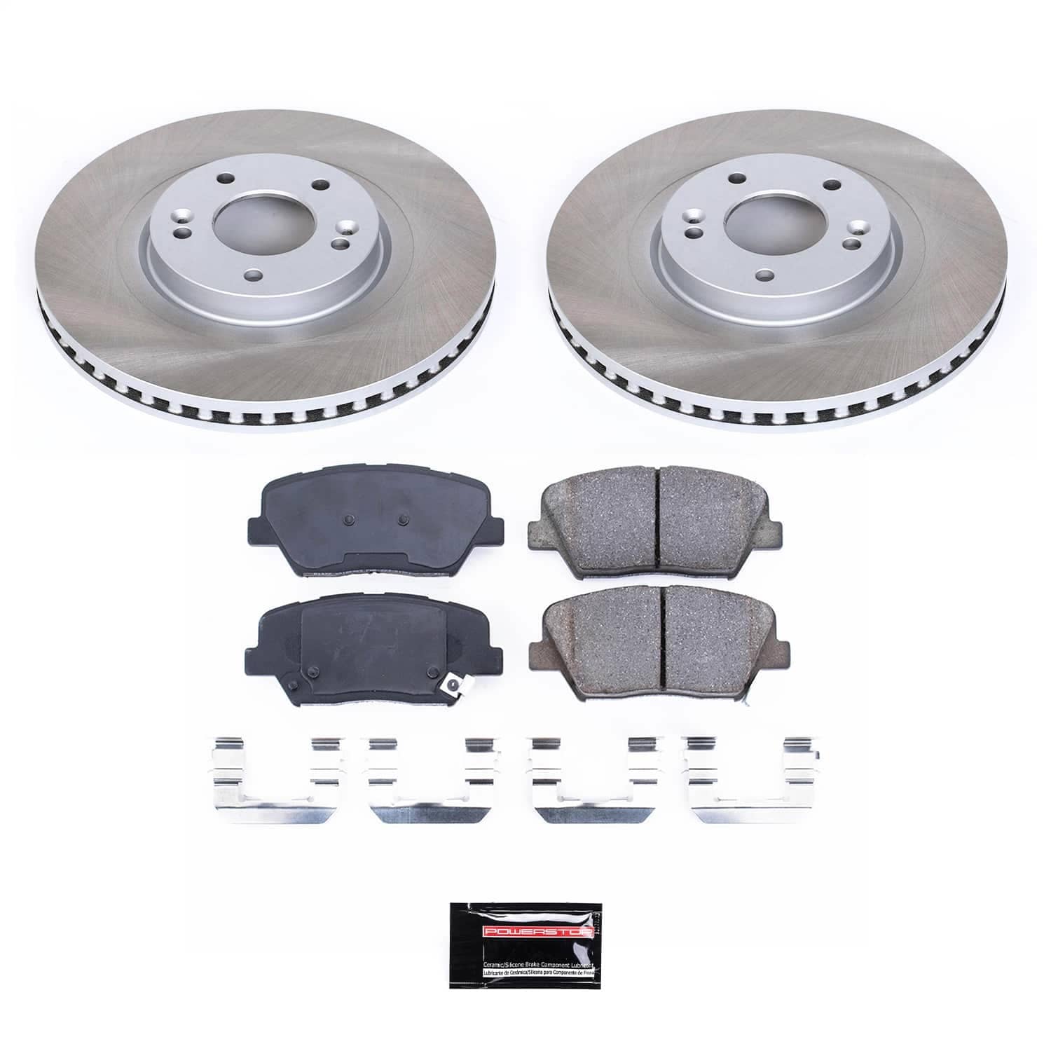 Power Stop - SC7064 - Front - Disc Brake Pad and Rotor Kit
