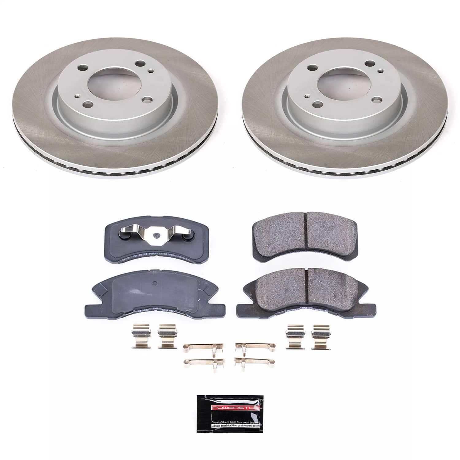Power Stop - SC7894 - Front - Disc Brake Pad and Rotor Kit