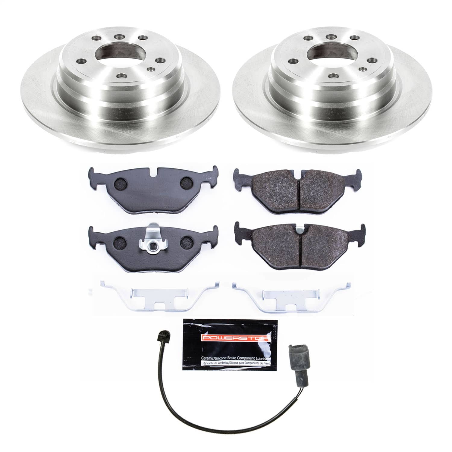 Power Stop - TDBK393 - Rear - Disc Brake Pad and Rotor Kit