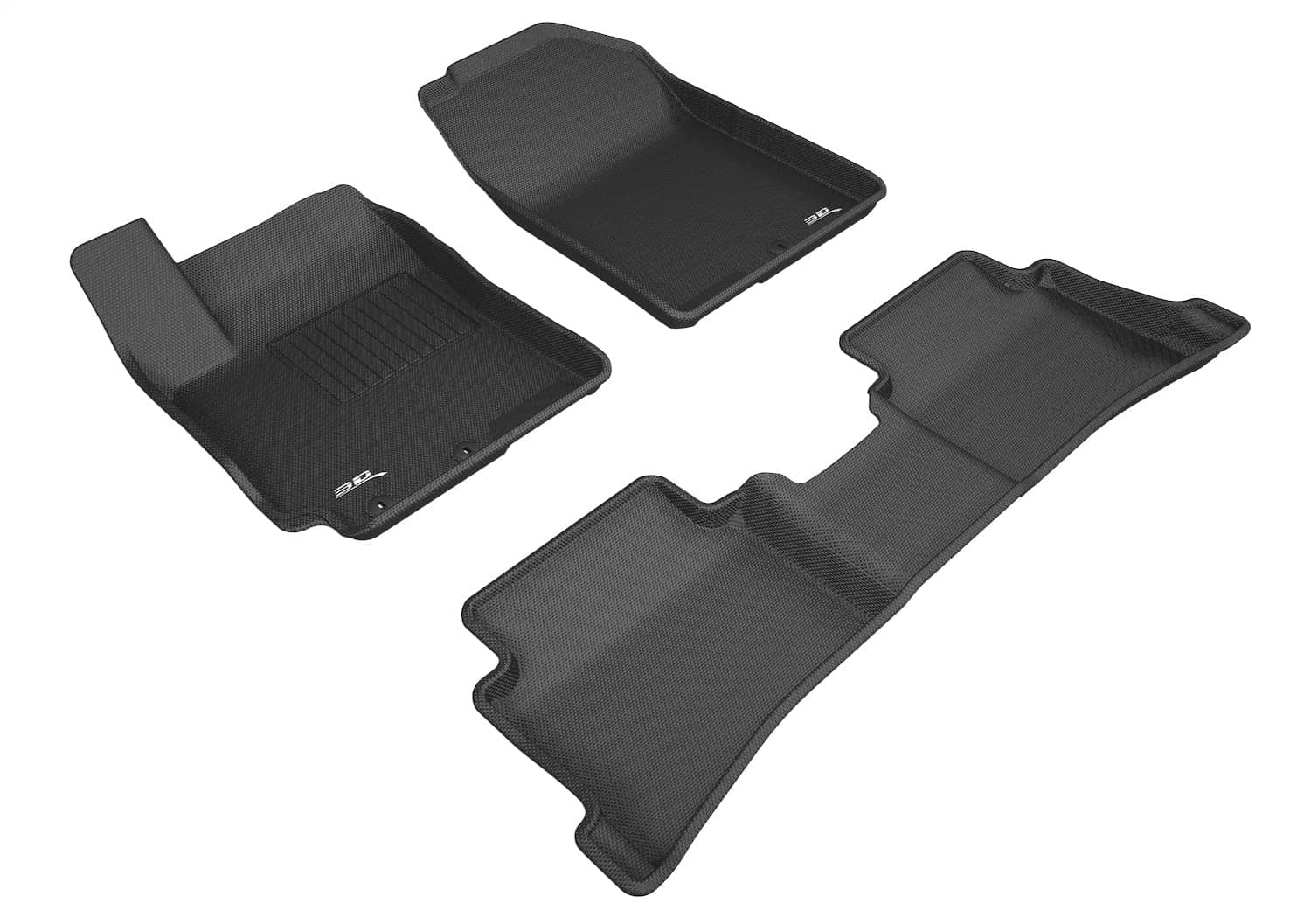 3D MAXpider - L1HY08701509 - Front Rear and Third Row - Floor Mat Set