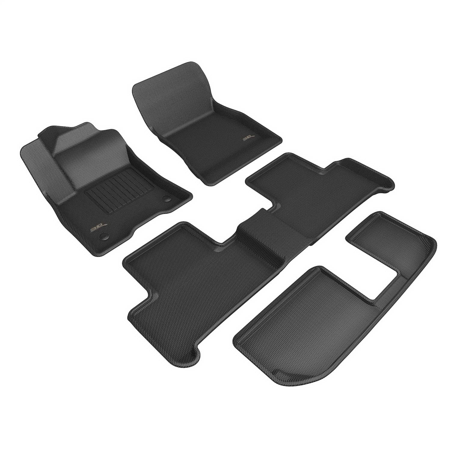 3D MAXpider - L1MB17101509 - Front Rear and Third Row - Floor Mat Set