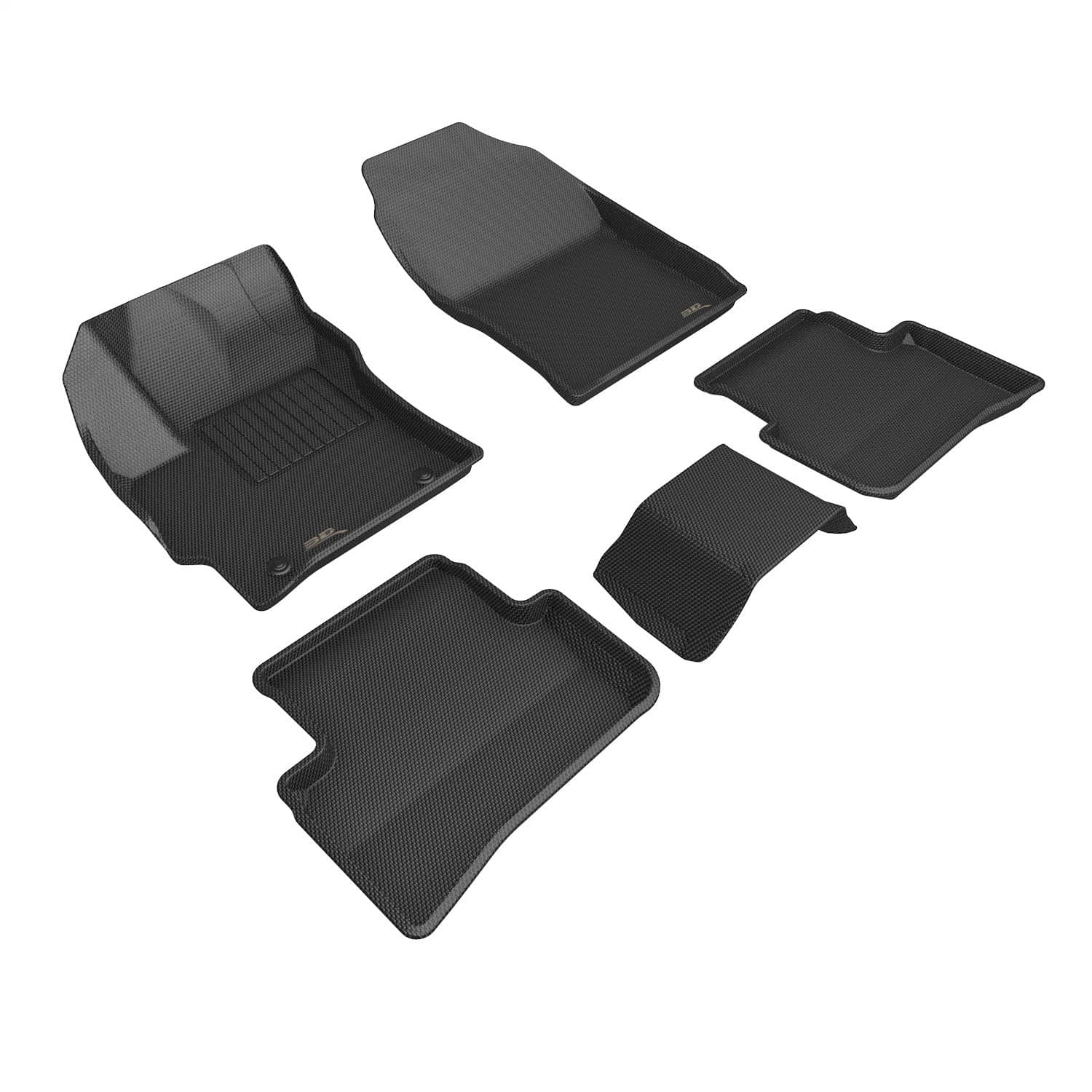 3D MAXpider - L1TY29501509 - Front and Rear - Floor Mat Set
